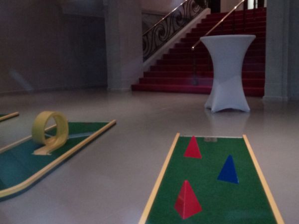 Minigolf in Hotels und Konferenzräumen