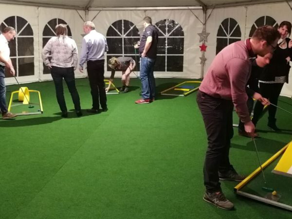 Minigolf zur Firmenfeier