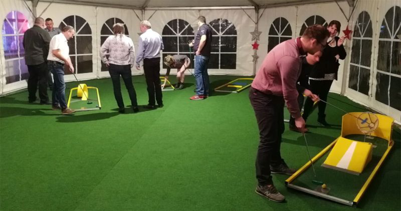 Minigolfanlage – Firmenfeiern