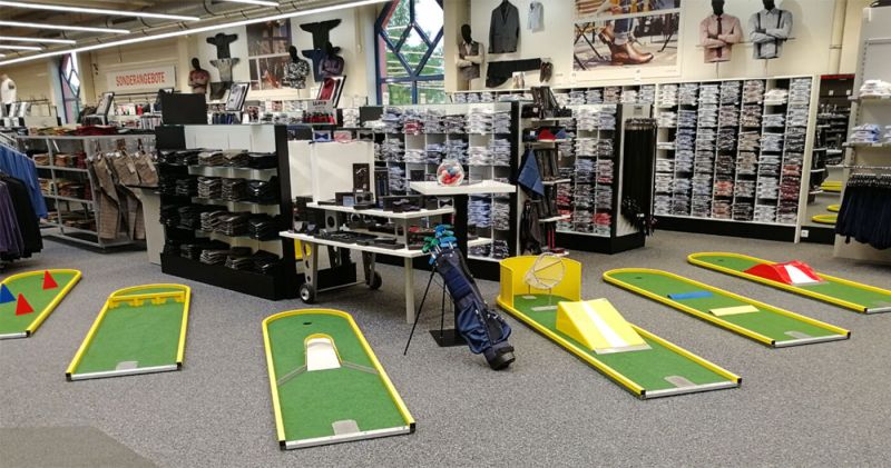 Minigolfanlage – Ladengeschäfte